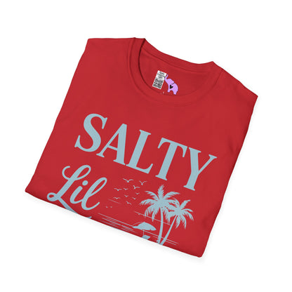 Salty LIl' Beach Adult T-shirt