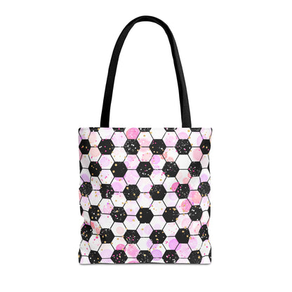 Pink Soccer Fever Canvas Tote Bag