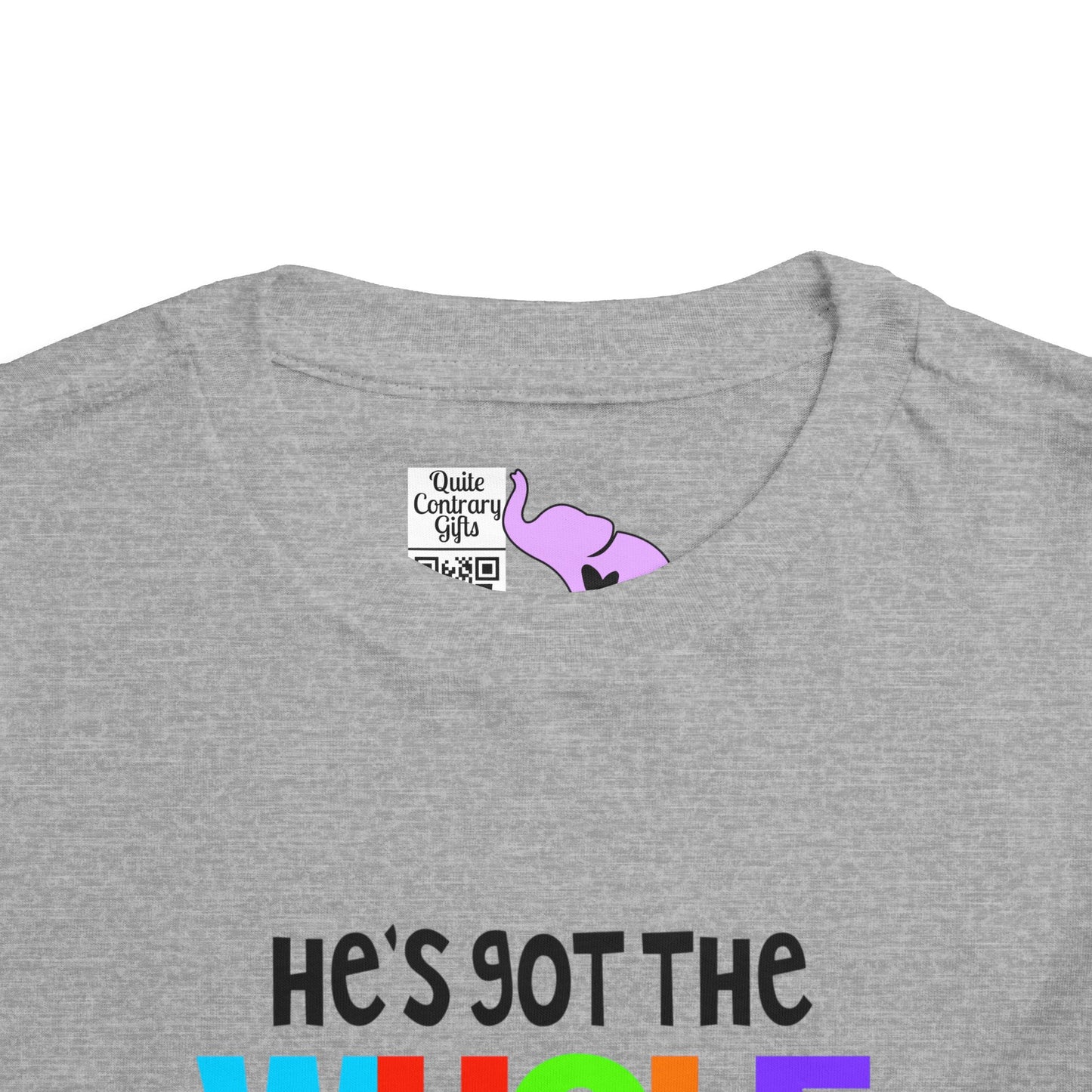 He's Got The Whole World in His Hands Toddler Tee
