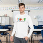 I Love My Students Adult Long Sleeve Tee