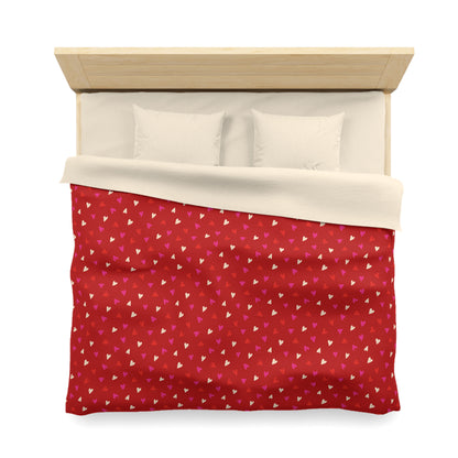 Cupid’s Confetti Microfiber Duvet Cover
