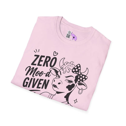Zero Moo-d Given Adult T-shirt