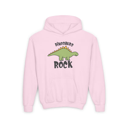 Dinosaurs Rock Youth Heavy Blend Hoodie