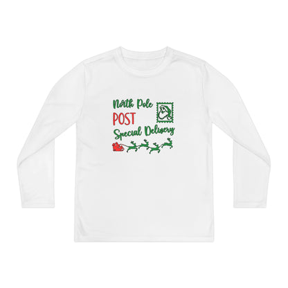 North Pole Post Special Delivery Youth Long Sleeve Tee