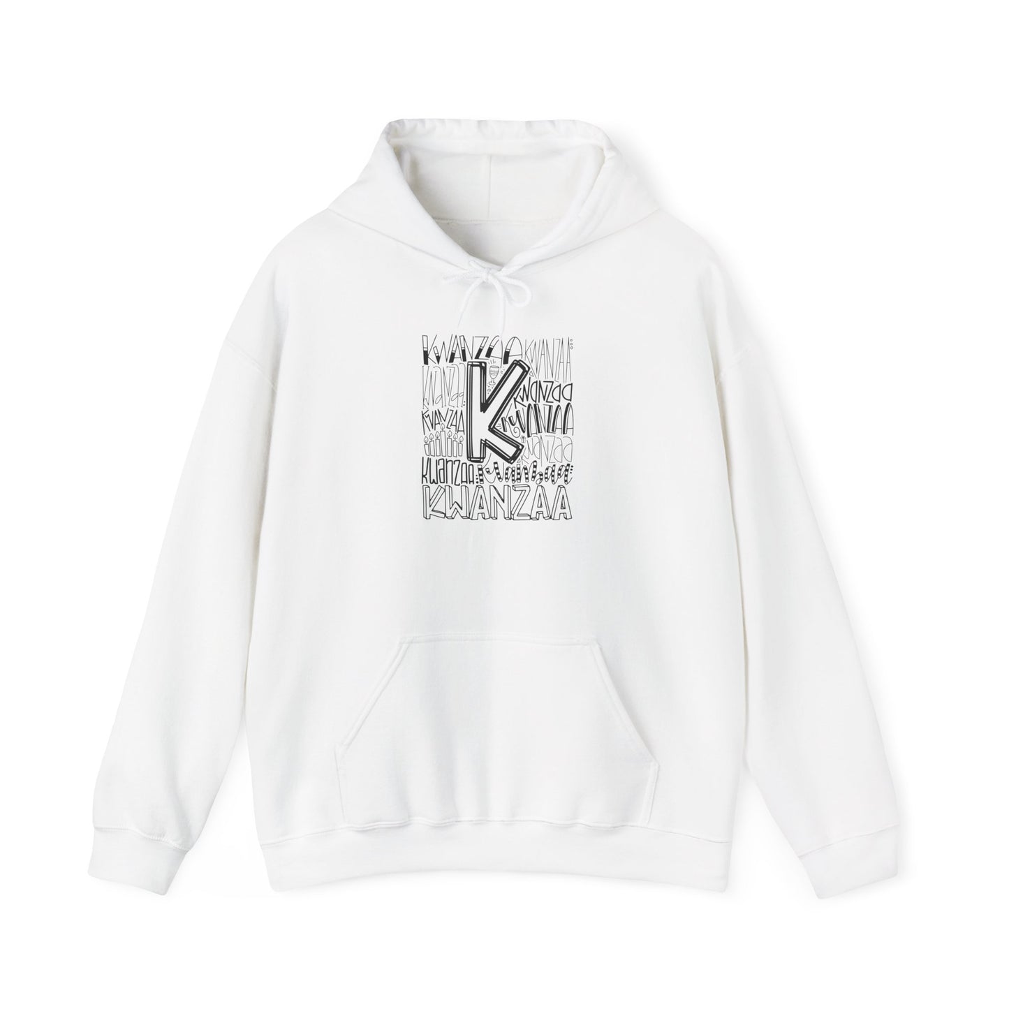 Kwanzaa Wordcloud Adult Heavy Blend™ Hoodie