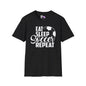Eat Sleep Soccer Repeat Adult T-shirt