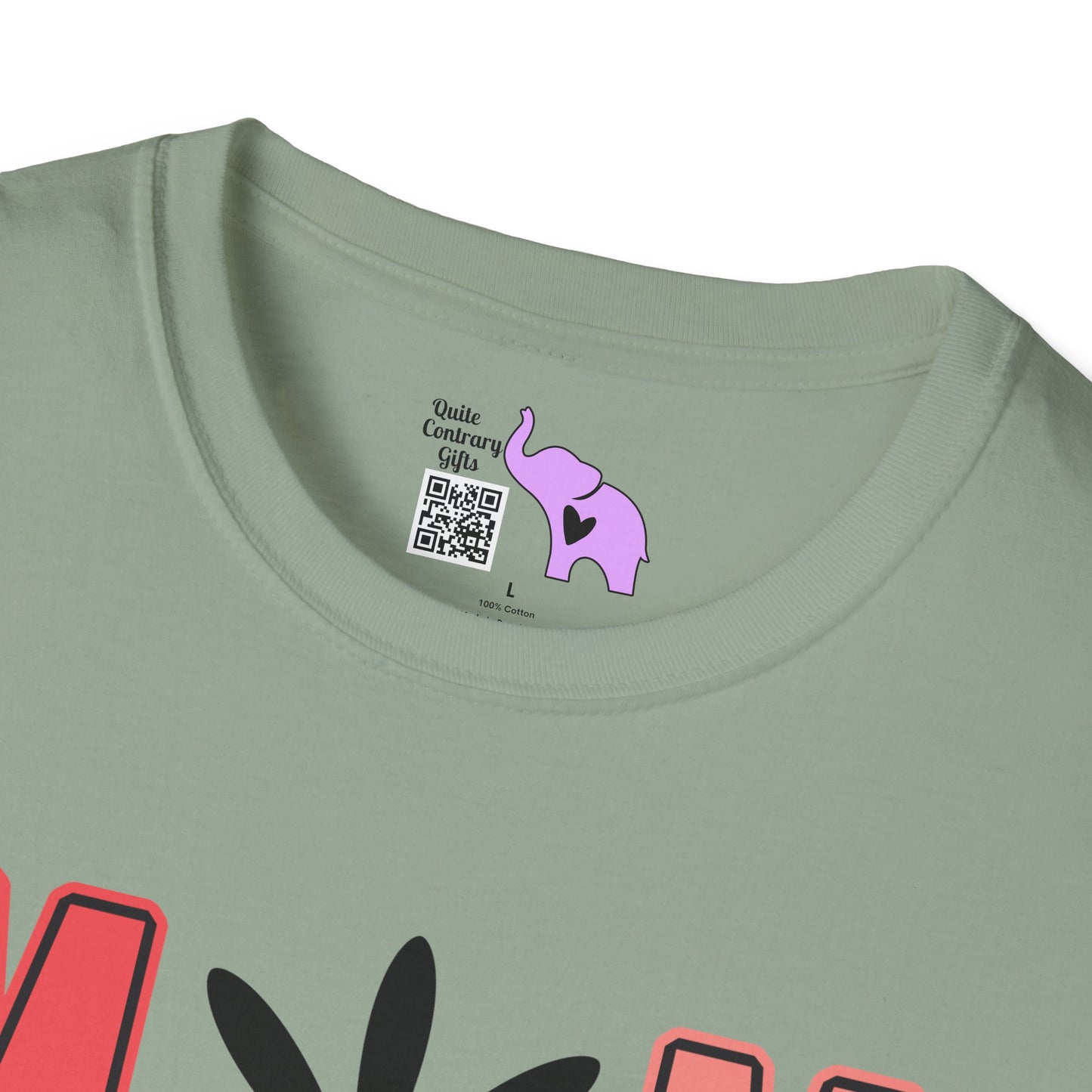 Mom The Heart Of The Family Adult T-shirt