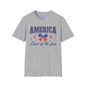 America Land of the Free 1776 Adult T-shirt