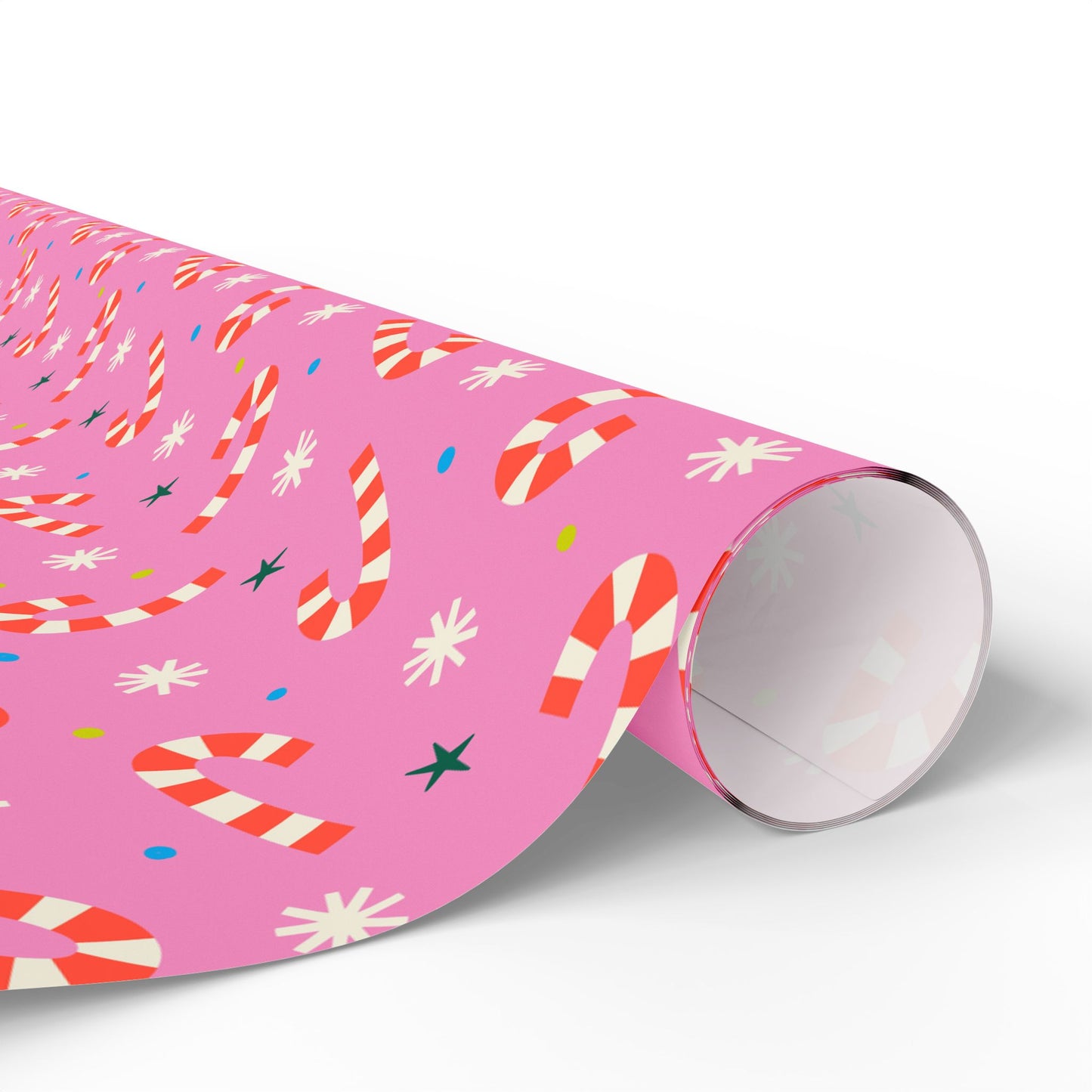 Peppermint Wishes Wrapping Paper