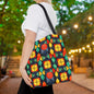 Candlelight Burst Canvas Tote Bag
