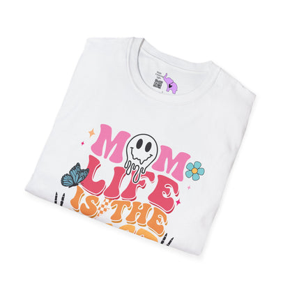 Mom Life Is the Best Life Adult T-shirt