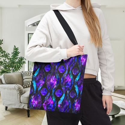 Celestial Glass Canvas Tote Bag