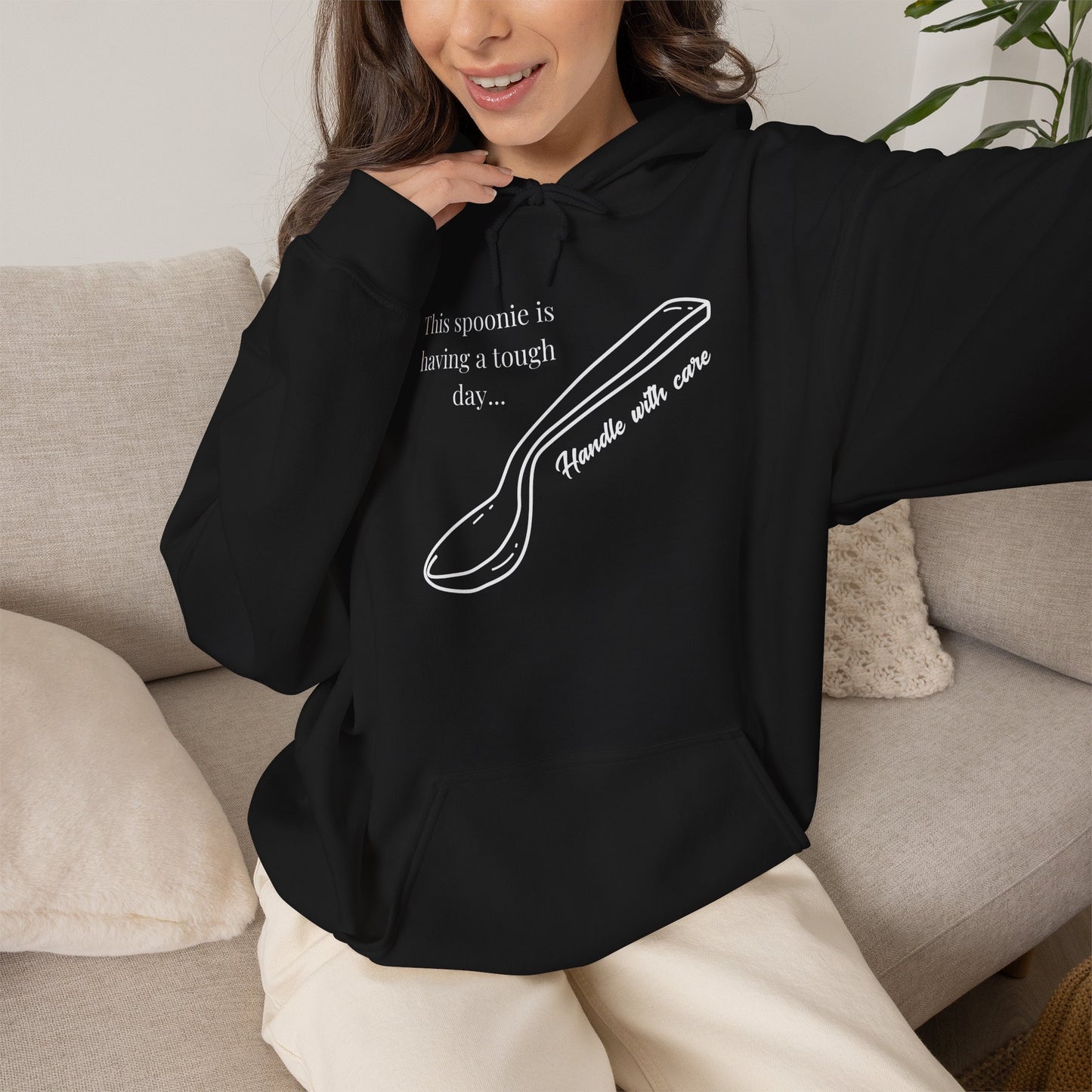 This Spoonie Is Having A Tough Day Adult Heavy Blend™ Hoodie