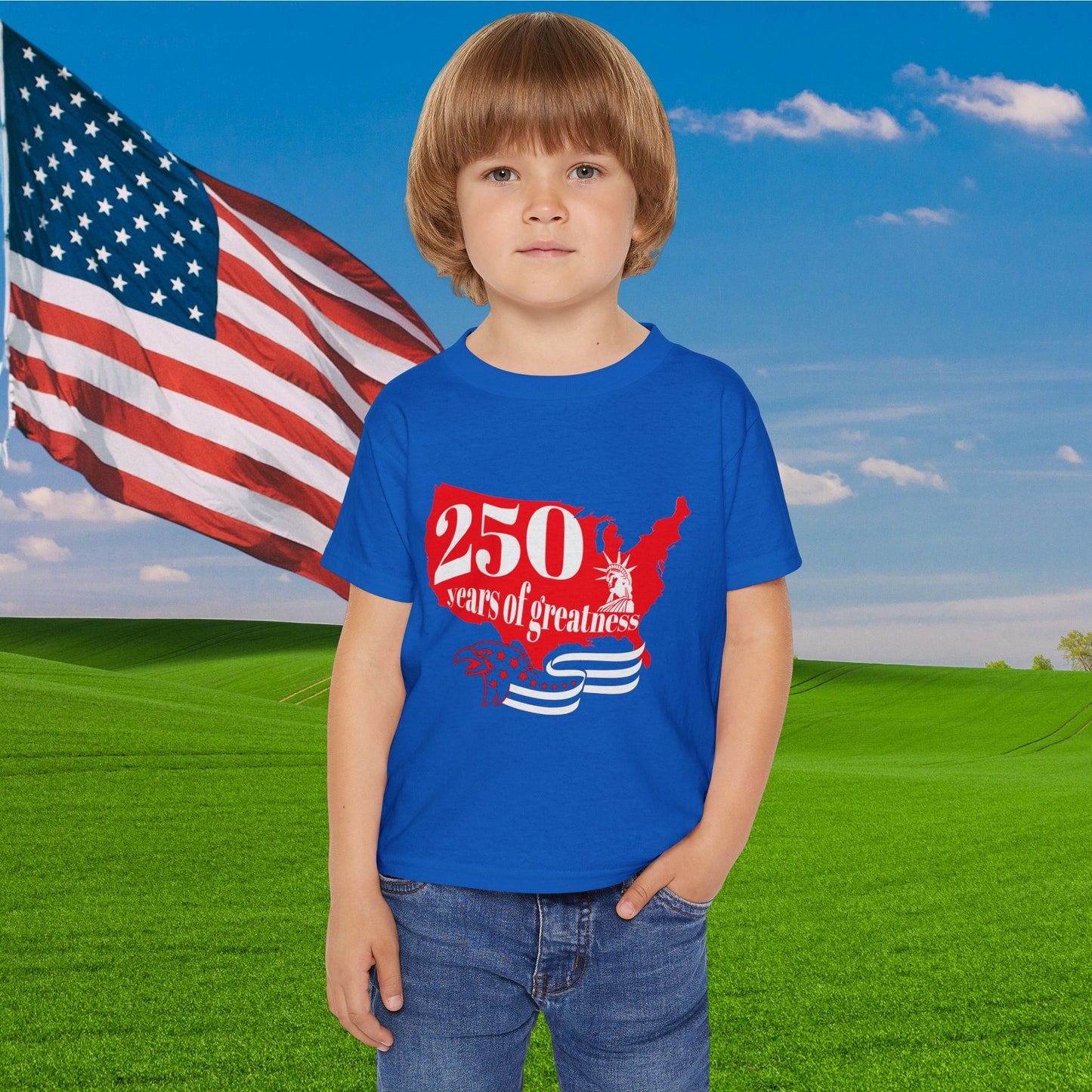 250 Years of Greatness  Heavy Cotton™ Toddler T-shirt