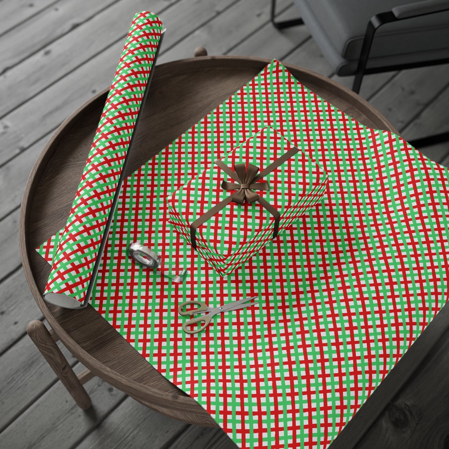 Festive Weave Wrapping Paper