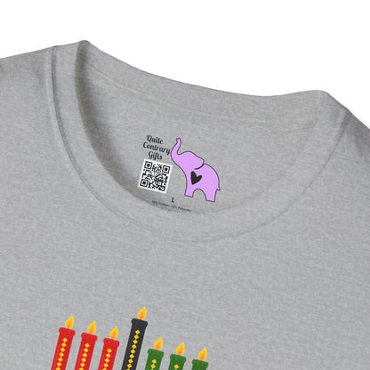 Happy Kwanzaa (Kinara) Adult T-shirt