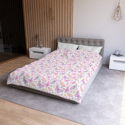 Pastel Butterfly Dreams Duvet Bedding Set