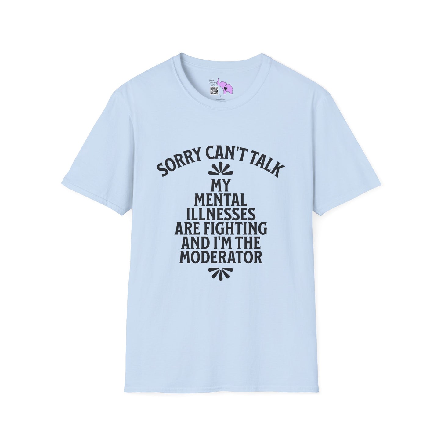 Sorry Can't Talk... Adult T-shirt