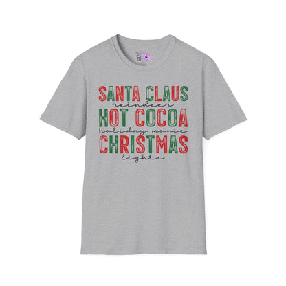 Santa Claus Hot Cocoa Chriatmas Adult T-shirt
