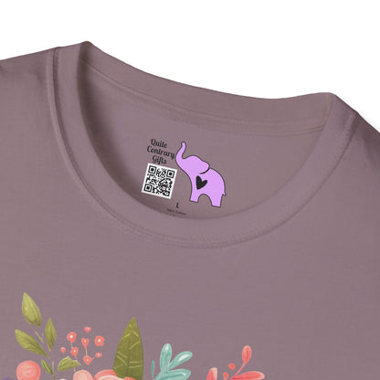 Booktrovert (Floral) Adult T-shirt