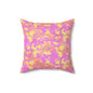 Sunset Sorbet Camo Throw Pillow
