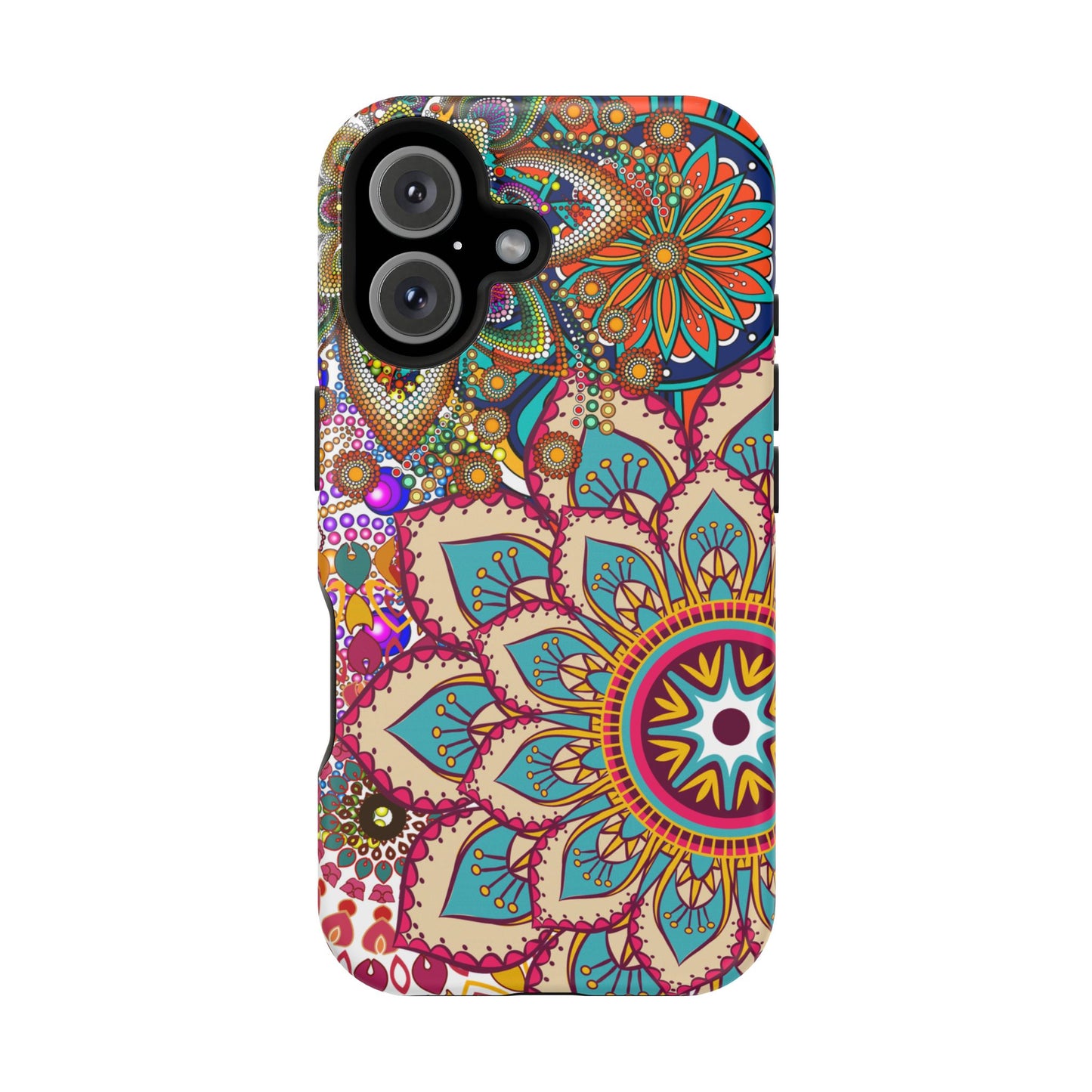 Colorful Mandala MagSafe® Compatible Tough Case for iPhone
