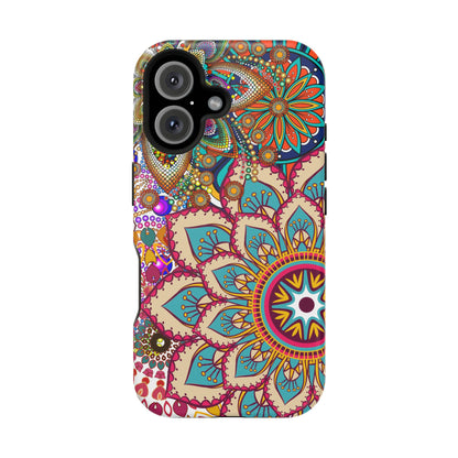 Colorful Mandala MagSafe® Compatible Tough Case for iPhone