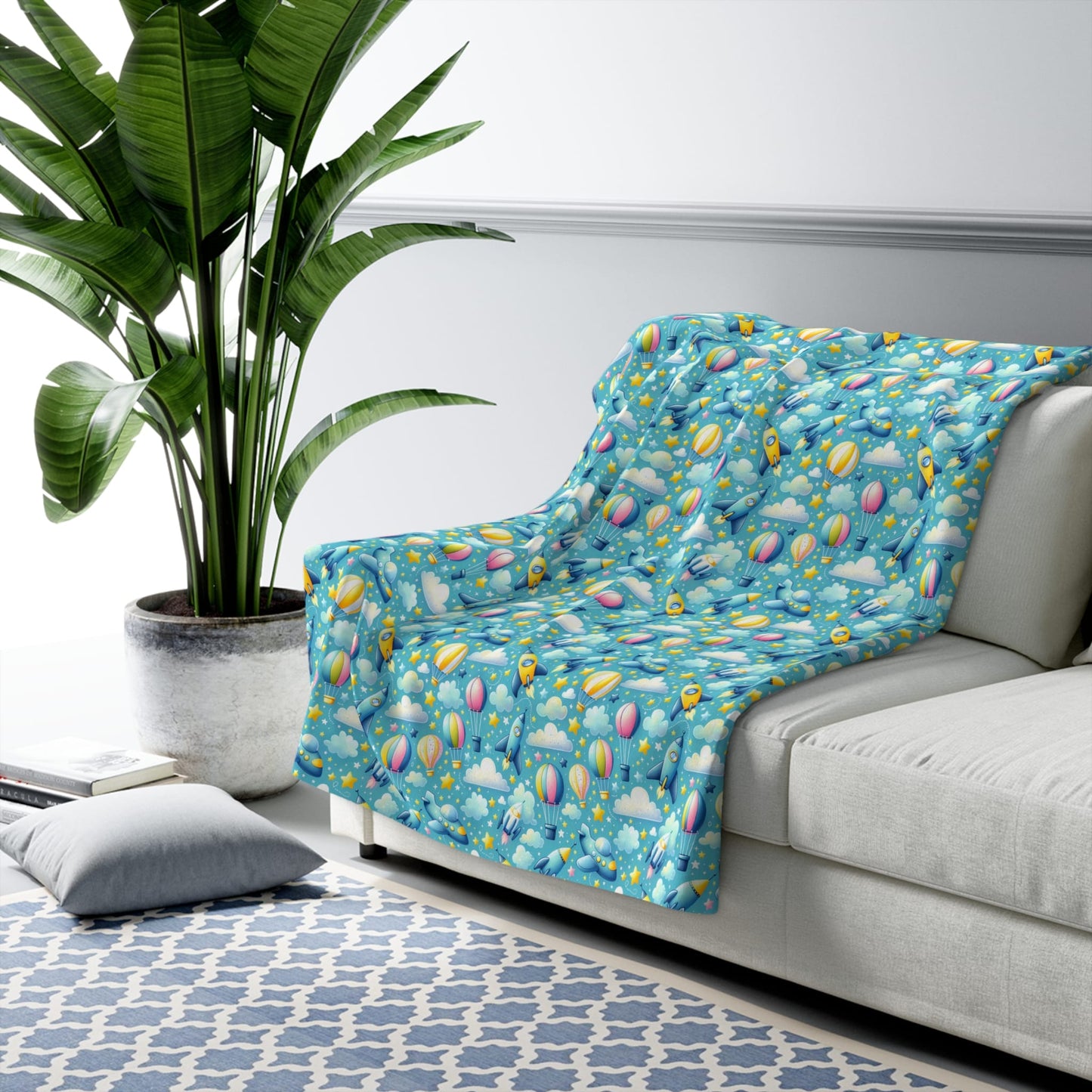 Up, Up & Away Fleece Blanket