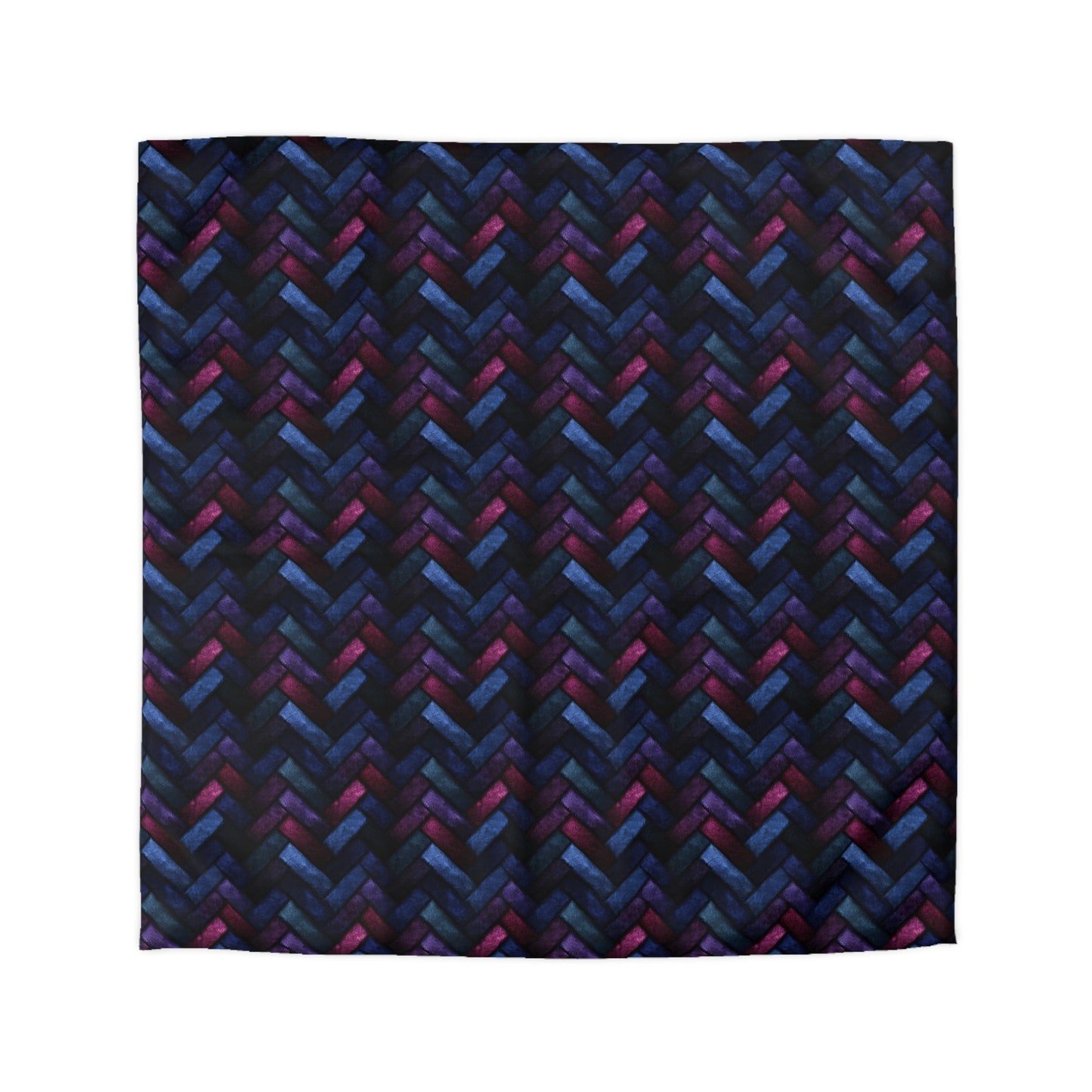 Velvet Angles Print Microfiber Duvet Cover