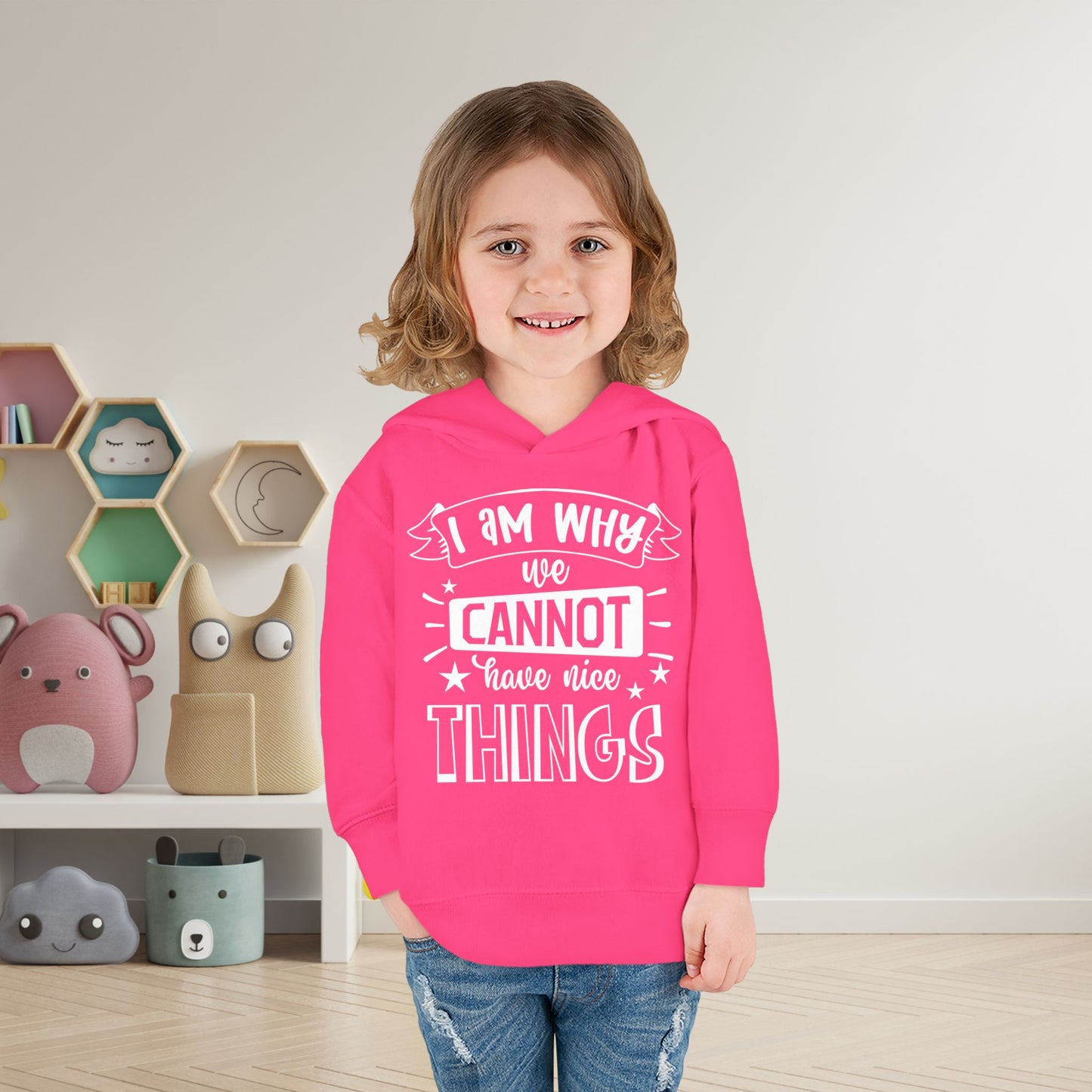 I Am Why We Cannot Have Nice Things Toddler Hoodie
