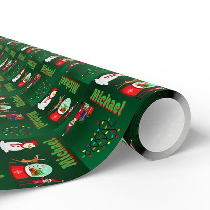 Elf on the Shelf Custom Wrapping Paper (Michael)