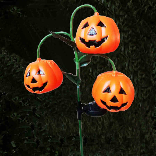 Solar-Powered Halloween Pumpkin Lanterns