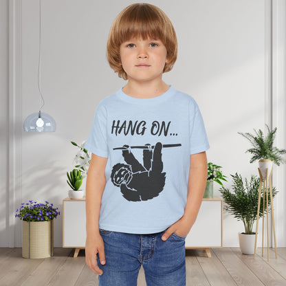 Hang On (Sloth) Heavy Cotton™ Toddler T-shirt