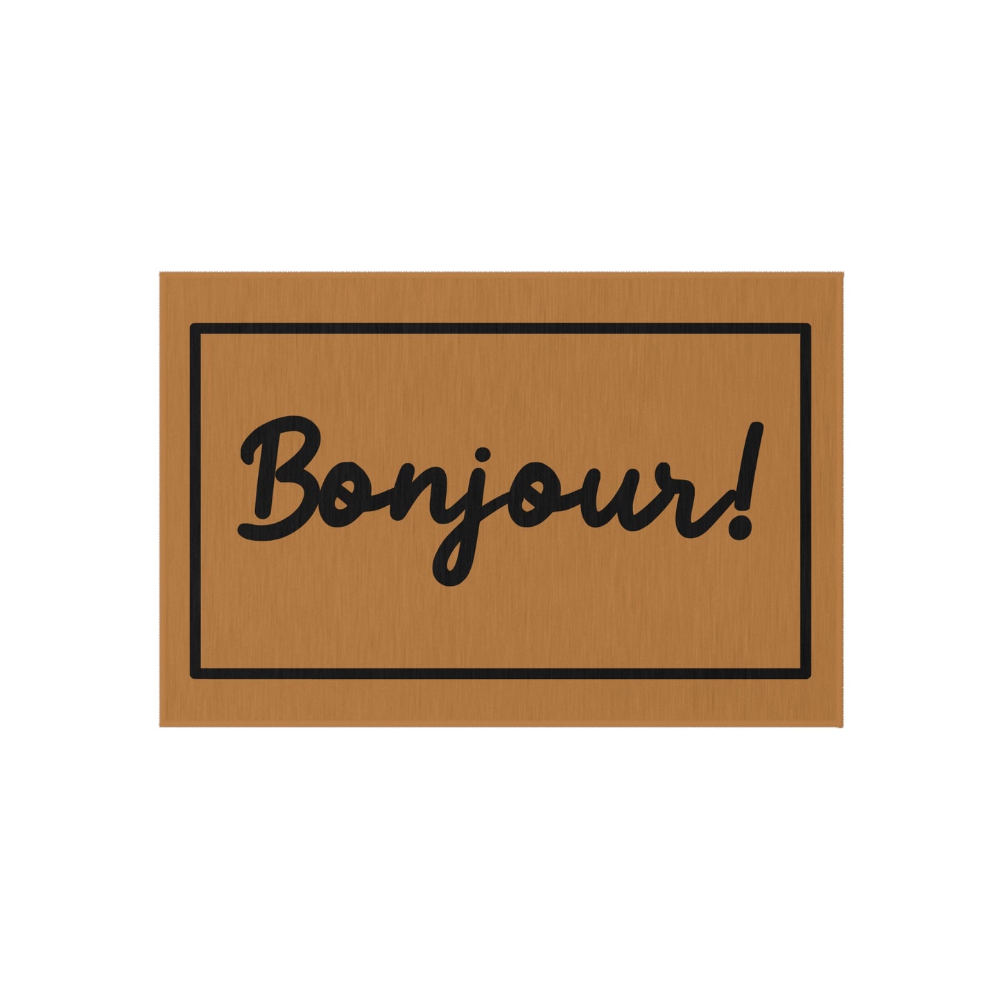 Bonjour Fabric No Slip Doormat