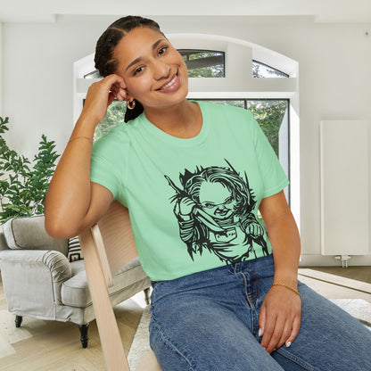 Stabby Chucky Adult T-shirt