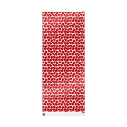 Christmas Blossom Sketch Wrapping Paper