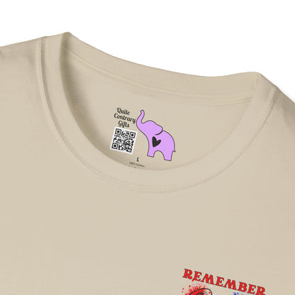 Freedom Isn't Free Saluting Soldier w/Wings Adult T-shirt