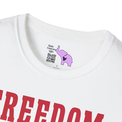 Freedom Family Faith Friends Fireworks 4th of July Adult T-shirt