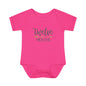 Golden Arrow Milestone Baby Bodysuit-Twelve Months