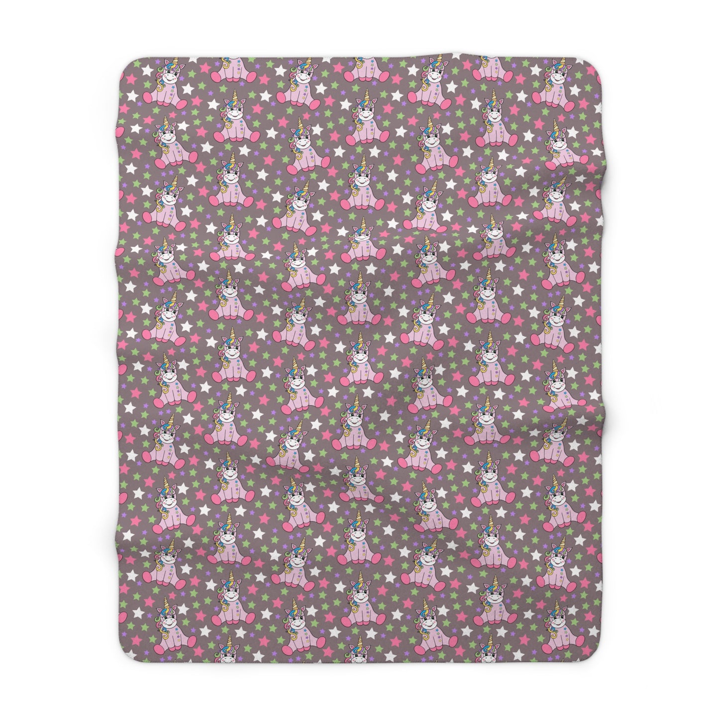 Stardust Unicorn Dreams Sherpa Fleece Blanket