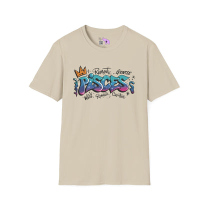 Pisces Street Art Adult T-shirt