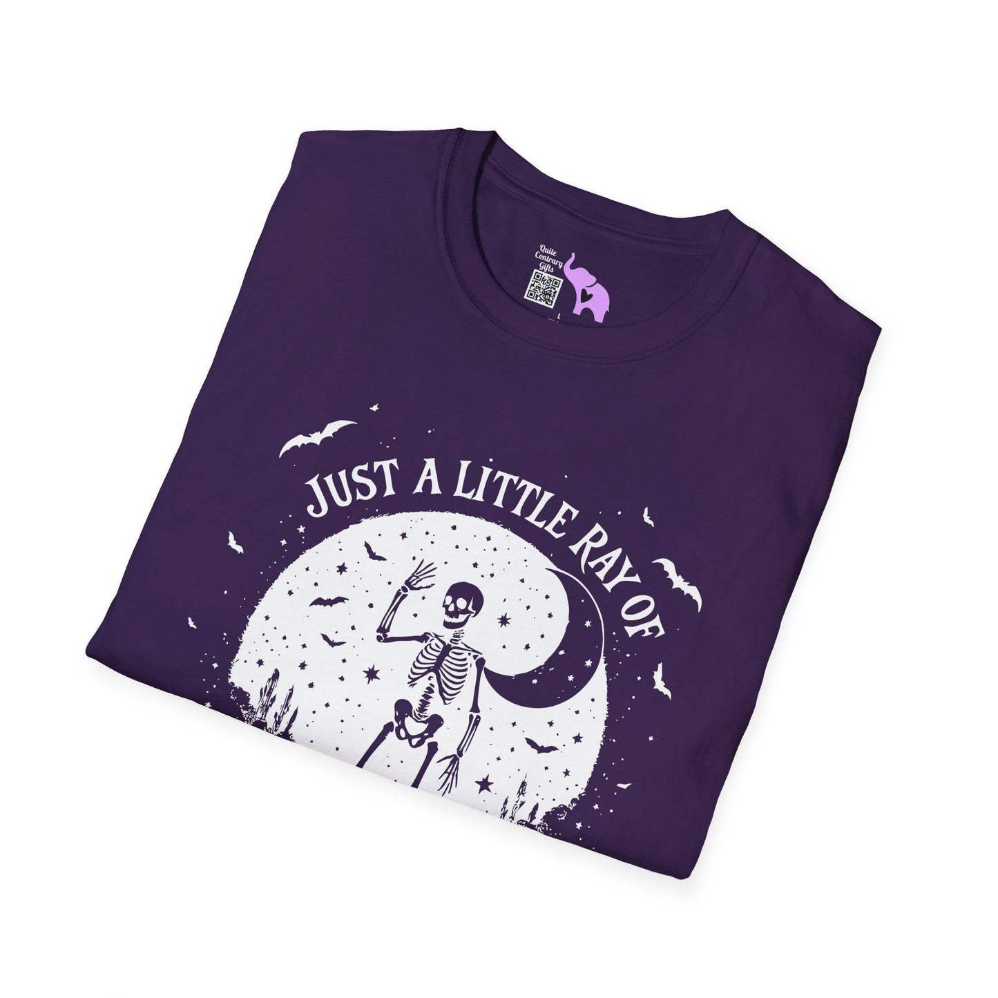 Just A Little Ray of Pitch Black (Crescent Moon) Adult T-shirt