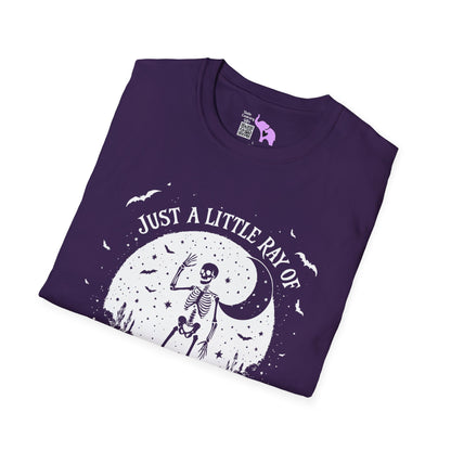 Just A Little Ray of Pitch Black (Crescent Moon) Adult T-shirt