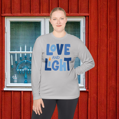 Hanukkah Love & Light 2 Adult Long Sleeve Tee
