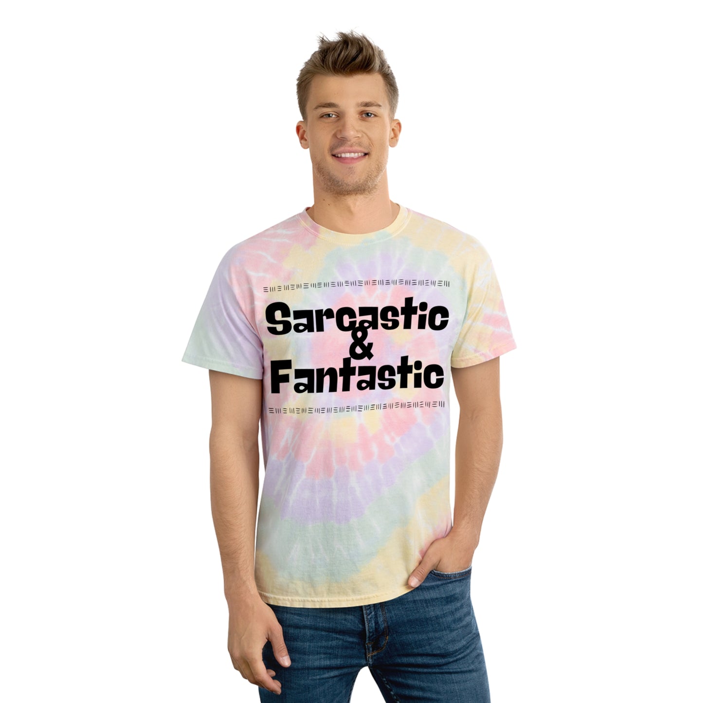 Sarcastic & Fantastic Tie-Dye Tee, Spiral