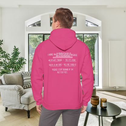 I'm An Invisible Warrior Heavy Blend™ Hooded Sweatshirt