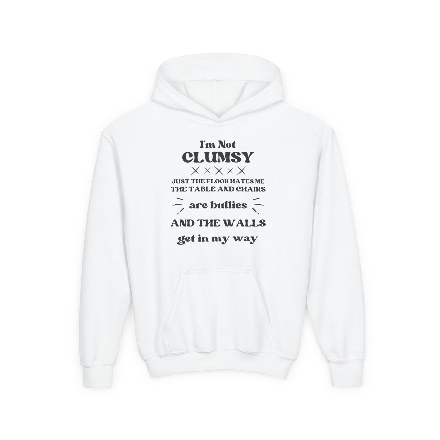 I'm Not Clumsy Youth Hoodie
