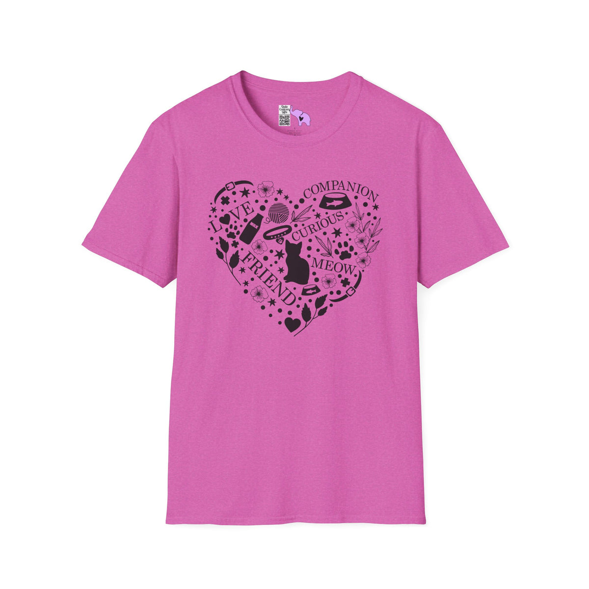 Cats Fill My Heart Adult T-shirt