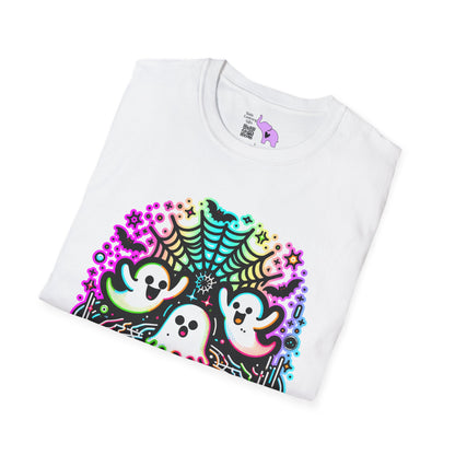 Neon Boo Adult T-shirt