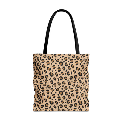 Cheetah Print Canvas Tote Bag